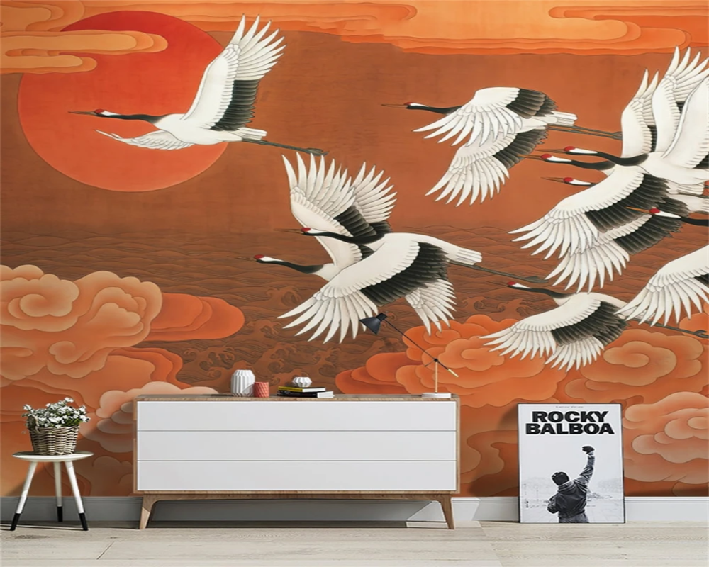 3D Wallpaper Birds of a Feather SKU# WAL0665